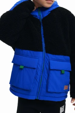 Casacões E Casacos<Desigual Abrigo acolchoado combinado