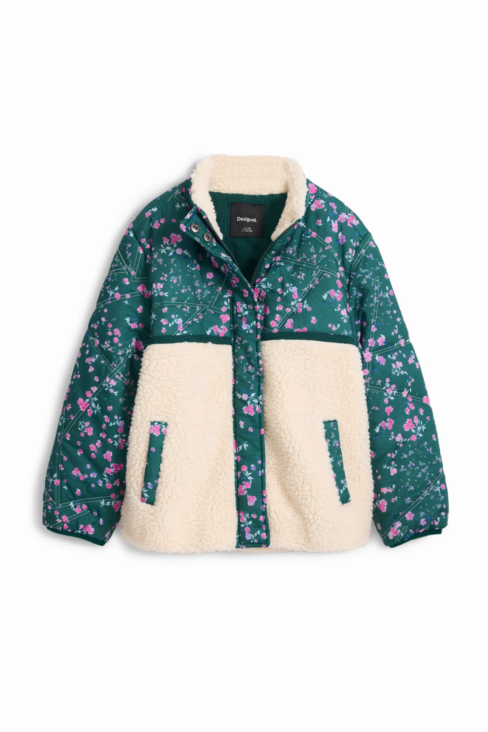 Casacões E Casacos<Desigual Abrigo acolchoado combinado