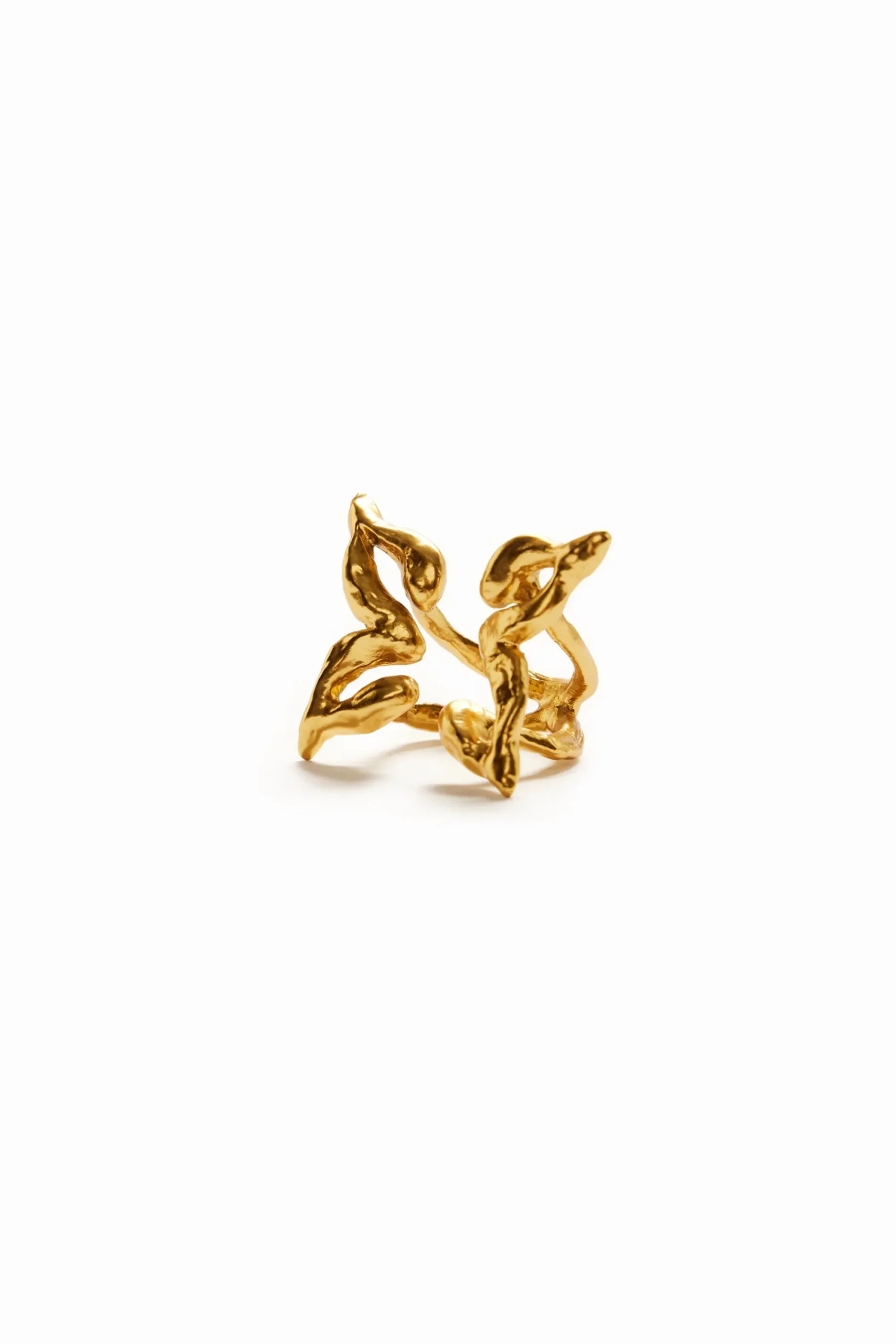 Joalharia<Desigual Anel borboleta banho a ouro Zalio