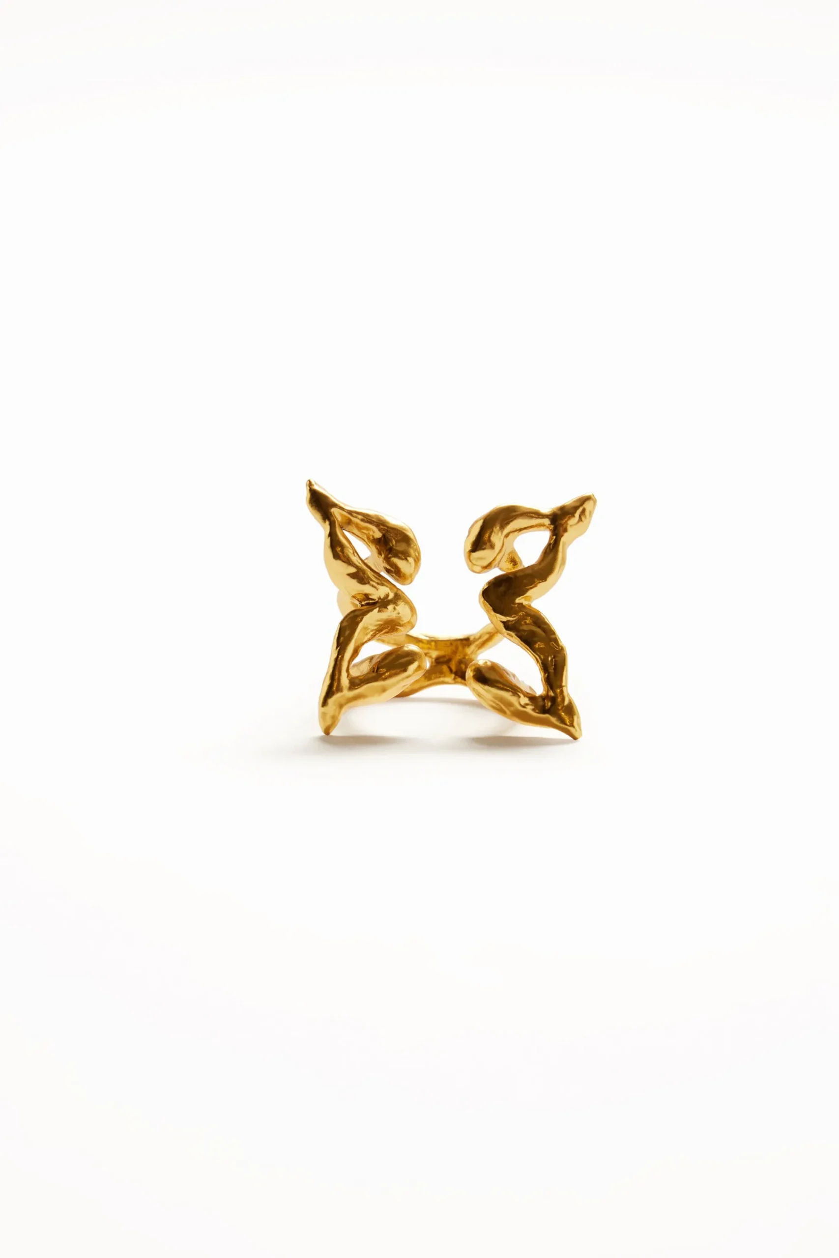 Joalharia<Desigual Anel borboleta banho a ouro Zalio