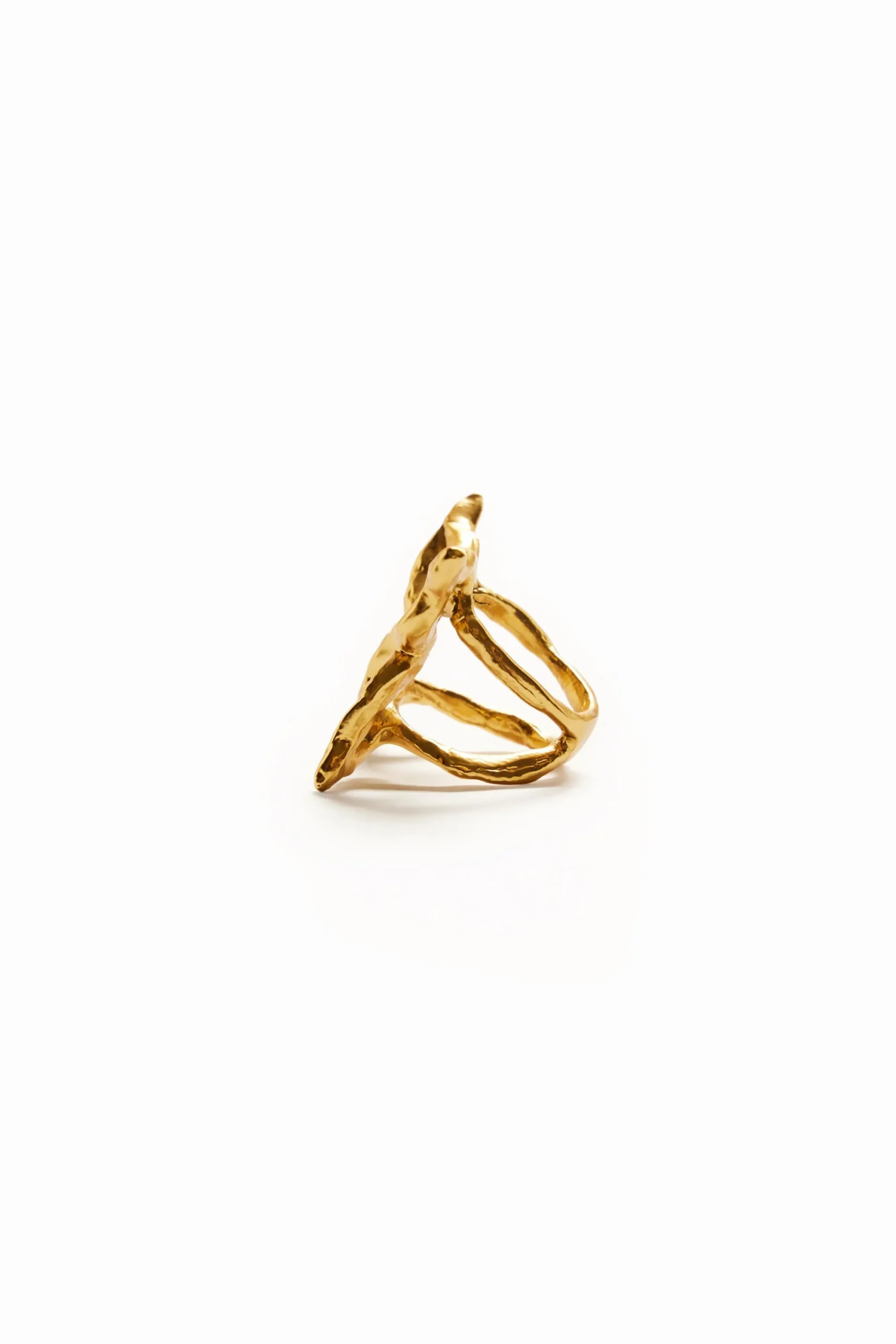 Joalharia<Desigual Anel borboleta banho a ouro Zalio