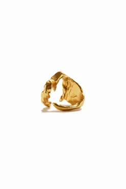 Joalharia<Desigual Anel letra M banho ouro Zalio