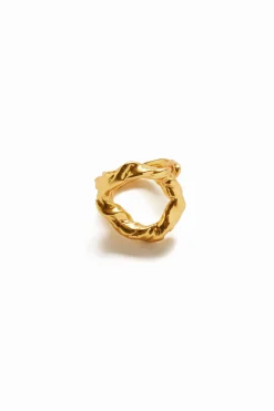 Joalharia<Desigual Anel letra O banho ouro Zalio