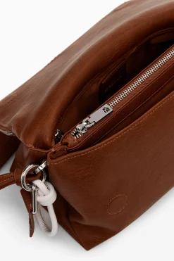 Malas|Malas A Tiracolo<Desigual Bandoleira efeito pele