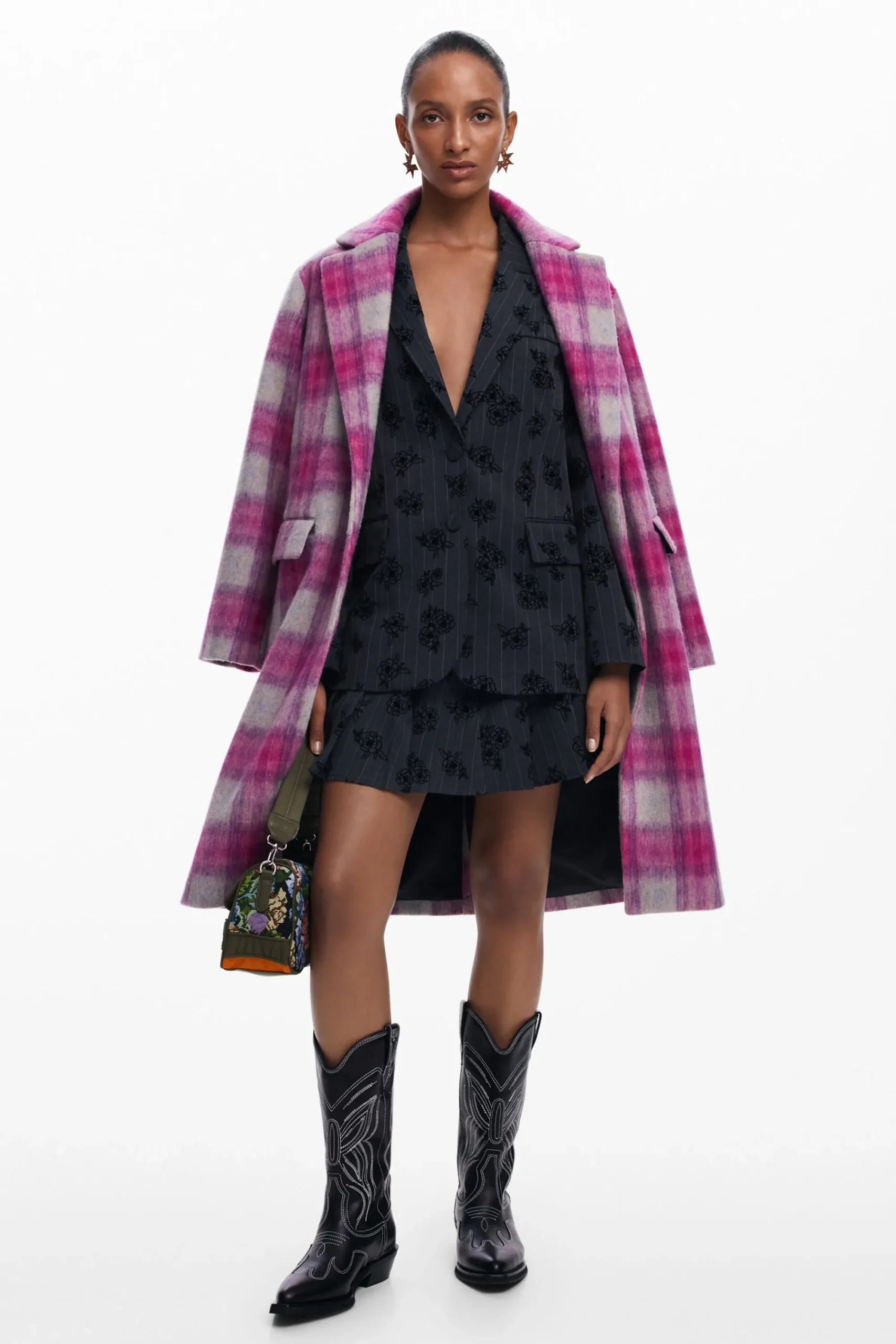 Casacões E Casacos<Desigual Blazer de flores