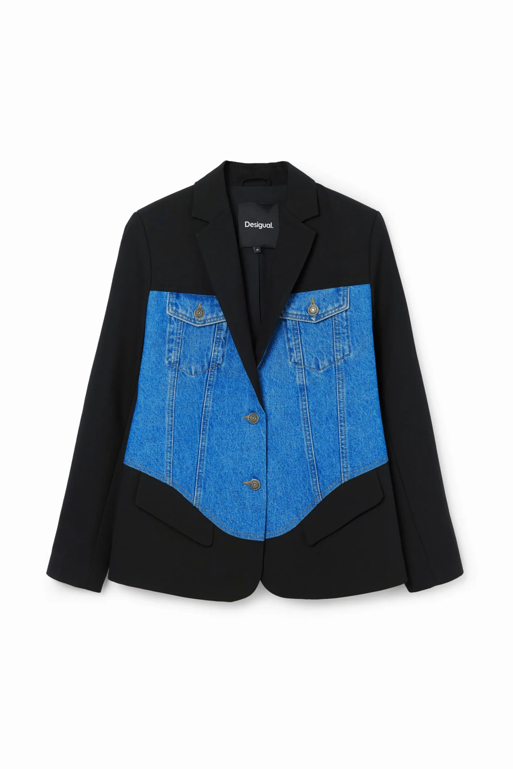 Casacões E Casacos<Desigual Blazer híbrido trucker