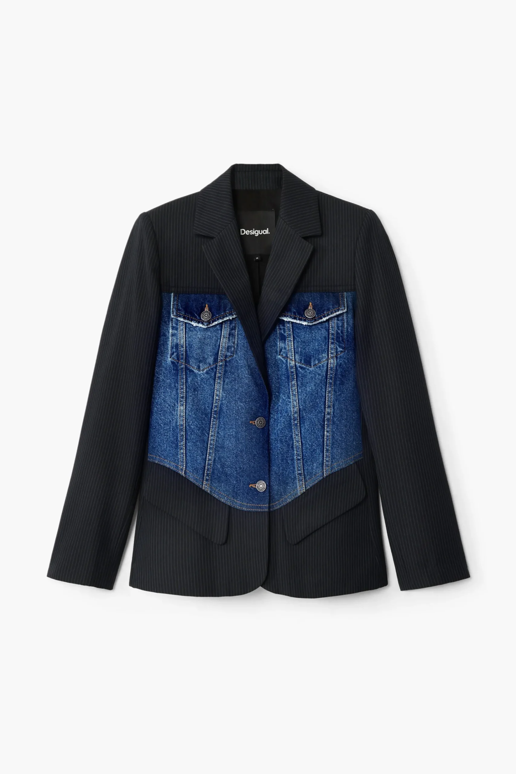 Casacões E Casacos<Desigual Blazer híbrido trucker