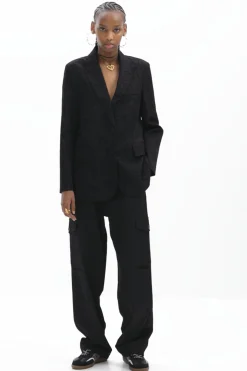 Casacões E Casacos<Desigual Blazer texturizado silhueta flores