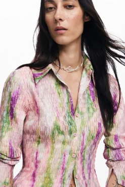 Camisas E Blusas<Desigual Blusa aquarela difusa