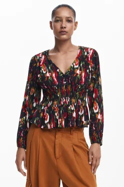 Camisas E Blusas<Desigual Blusa de flores