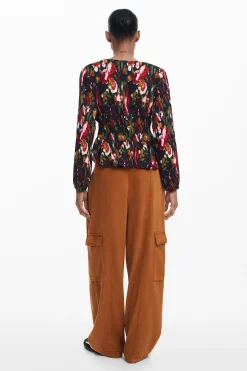 Camisas E Blusas<Desigual Blusa de flores