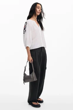 Camisas E Blusas<Desigual Blusa de flores