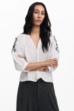 Camisas E Blusas<Desigual Blusa de flores