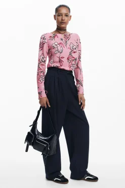 Camisas E Blusas<Desigual Blusa de flores