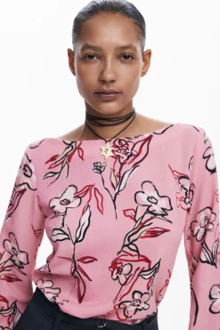 Camisas E Blusas<Desigual Blusa de flores