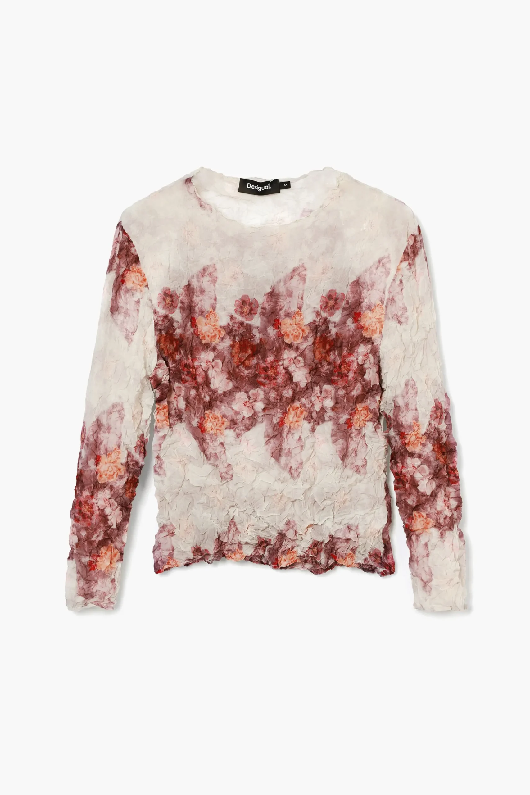 Camisas E Blusas<Desigual Blusa de flores com textura