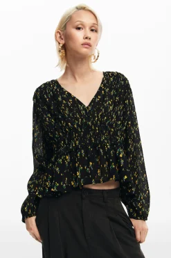 Camisas E Blusas<Desigual Blusa estampada com flores