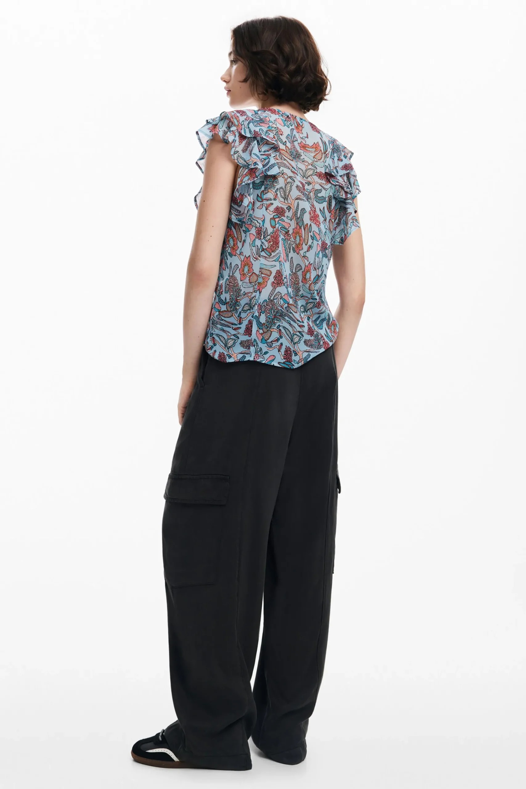 Camisas E Blusas<Desigual Blusa estampada com flores