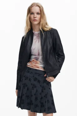 Casacões E Casacos<Desigual Blusão biker slim