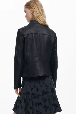 Casacões E Casacos<Desigual Blusão biker slim