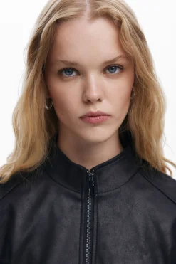 Casacões E Casacos<Desigual Blusão biker slim