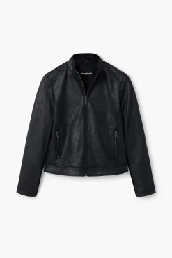 Casacões E Casacos<Desigual Blusão biker slim