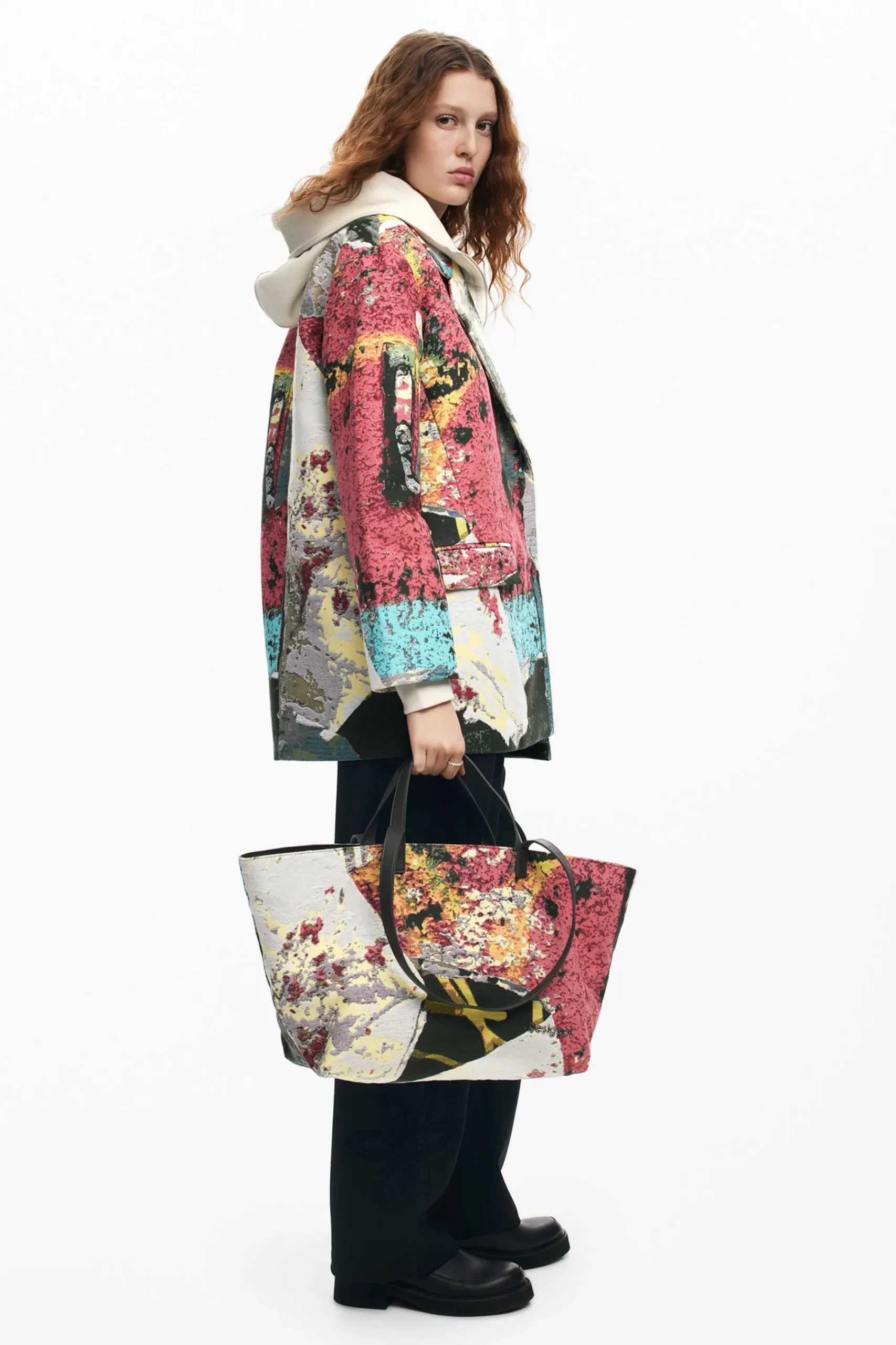 Malas<Desigual Bolsa bouquet M. Christian Lacroix
