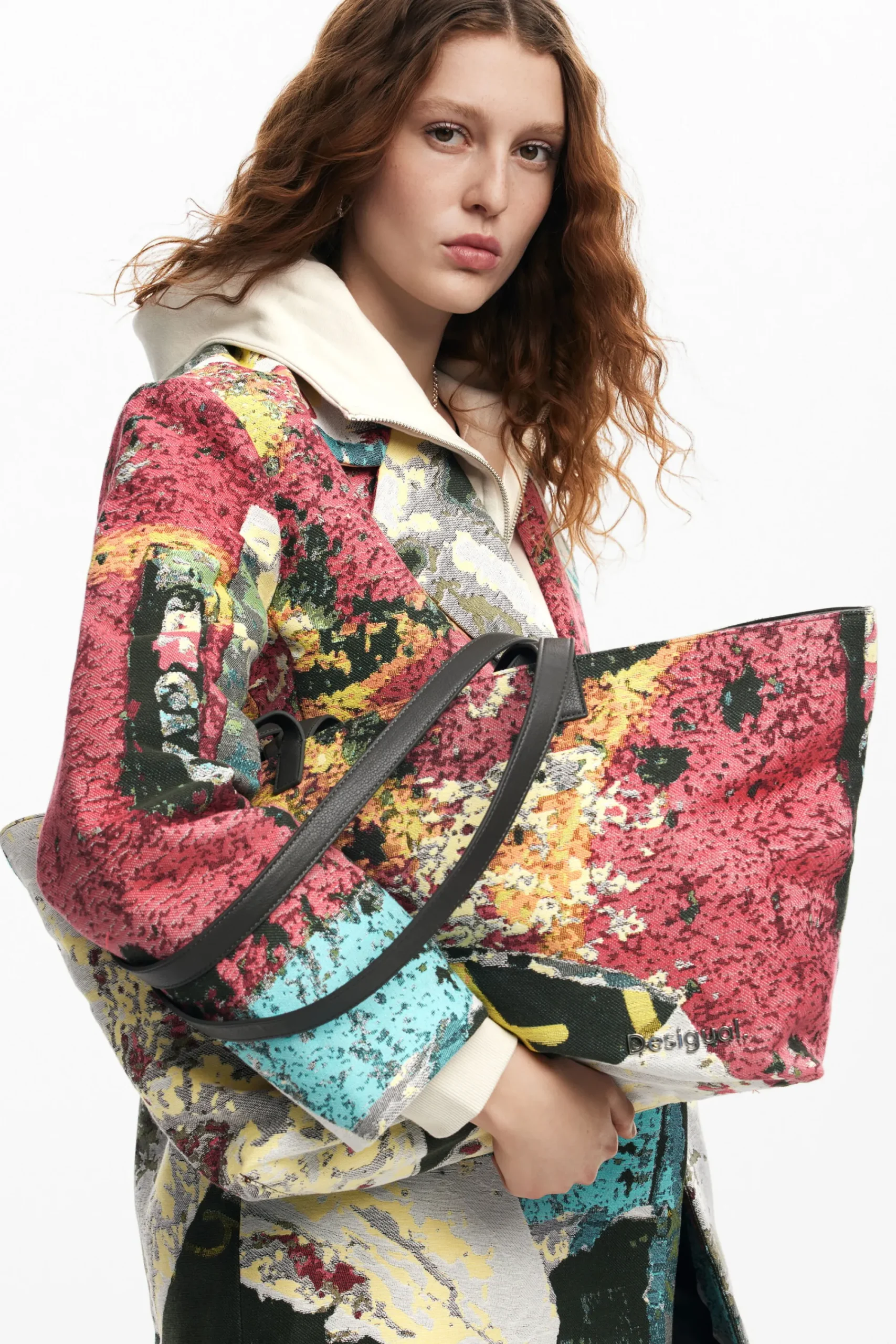 Malas<Desigual Bolsa bouquet M. Christian Lacroix