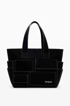 Malas|Malas Shopper<Desigual Bolsa com bolsos