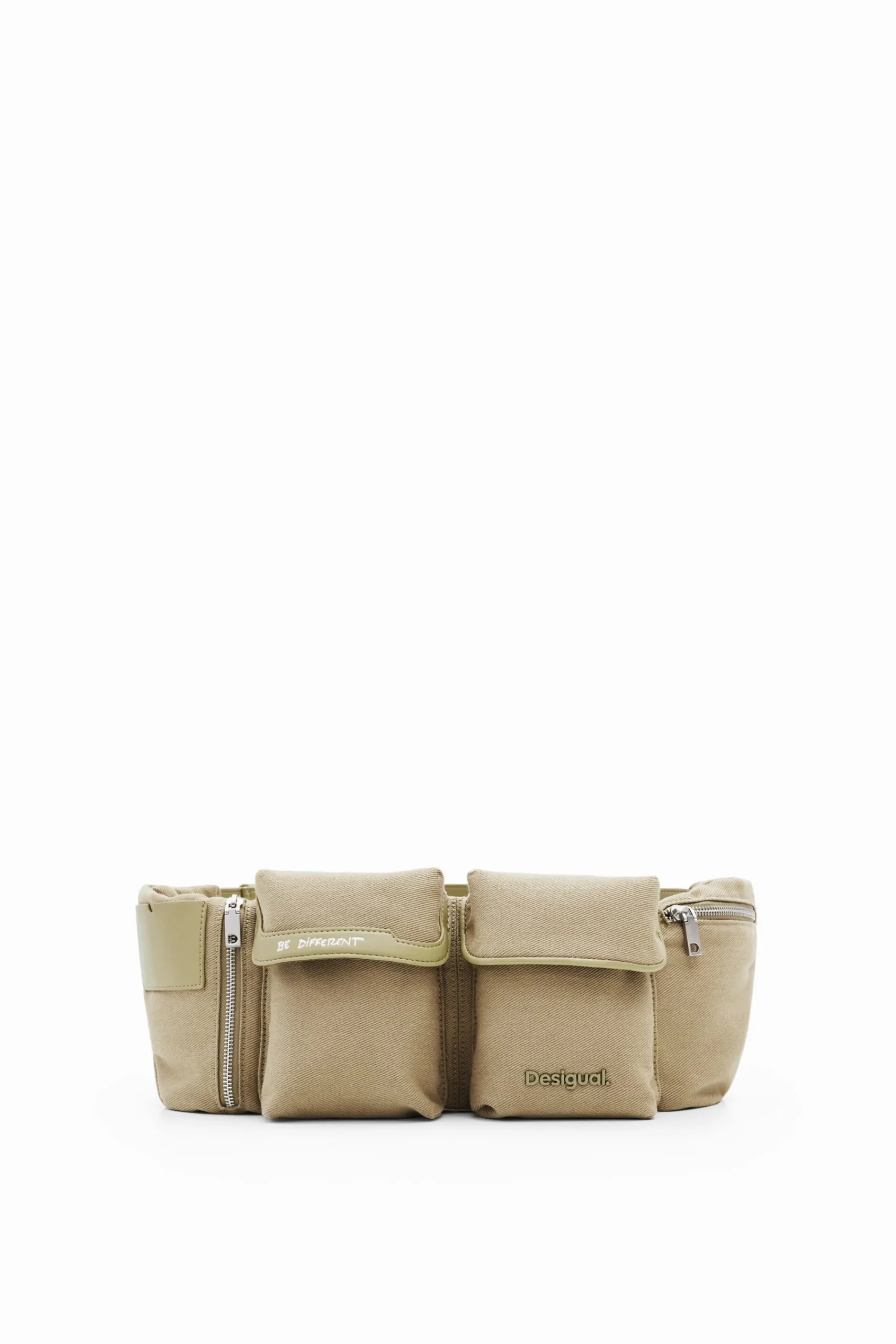 Malas<Desigual Bolsa de cintura M canvas bolsos