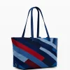 Malas|Malas Shopper<Desigual Bolsa de denim com linhas
