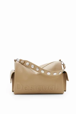 Malas|Malas A Tiracolo<Desigual Bolsa de mão com logotipo M.