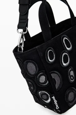 Malas<Desigual Bolsa de nylon círculos