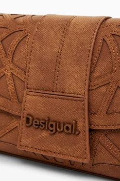 Malas<Desigual Bolsa de relevos geométricos
