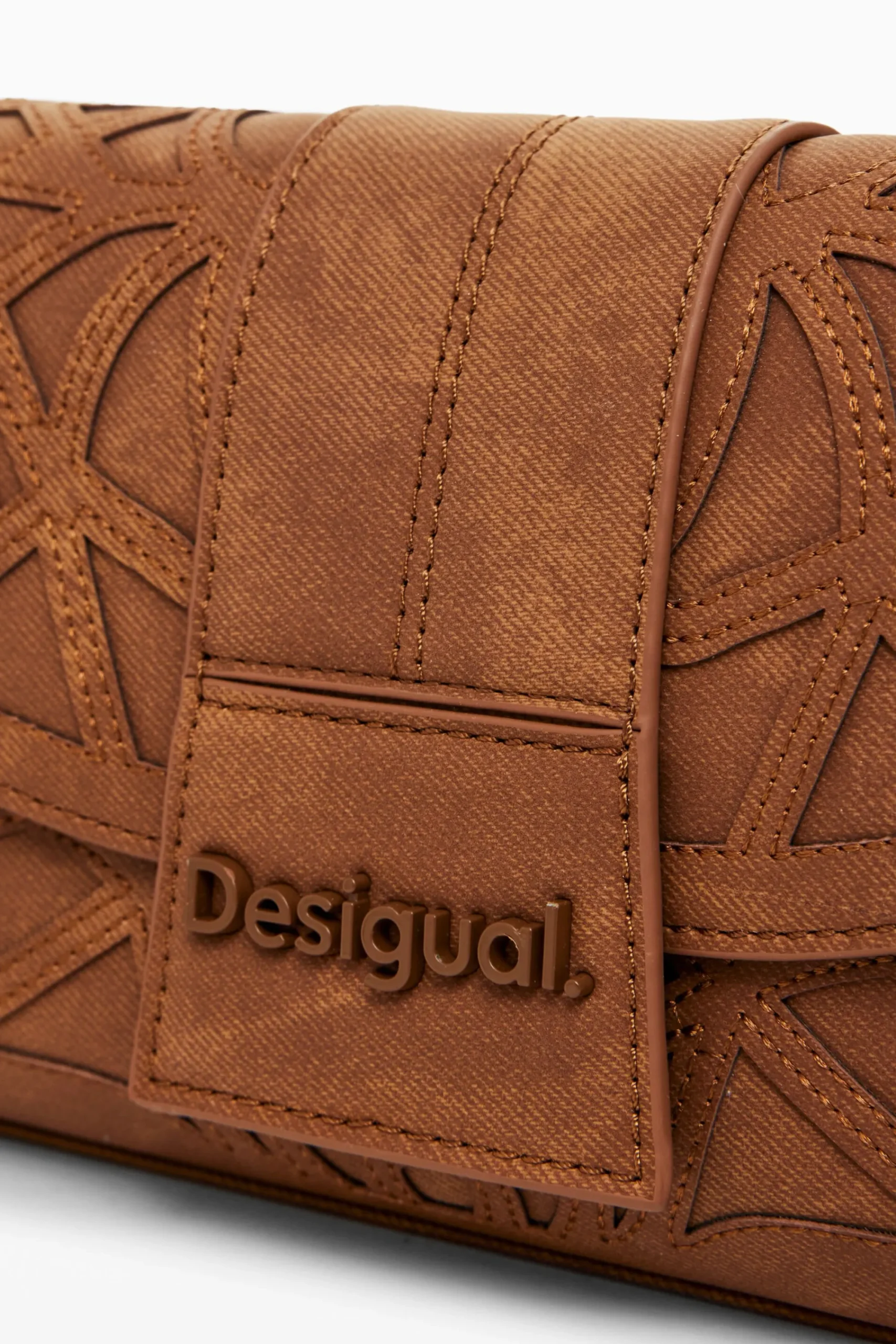 Malas<Desigual Bolsa de relevos geométricos