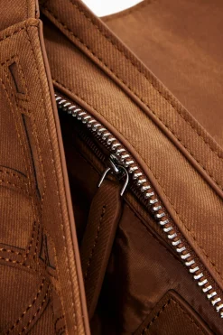 Malas<Desigual Bolsa de relevos geométricos