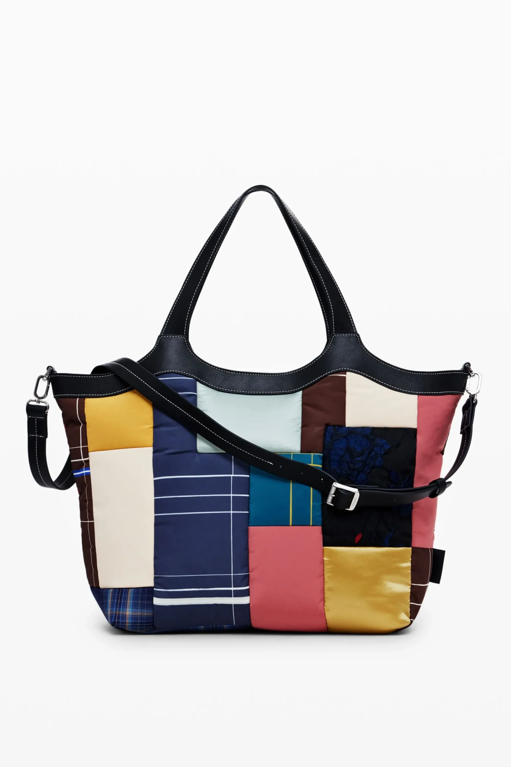 Malas|Malas Shopper<Desigual Bolsa geometria alças