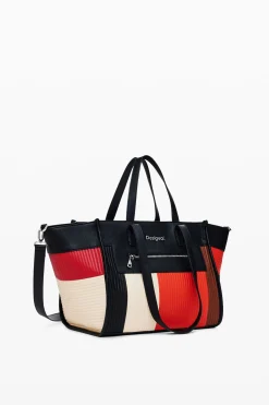 Malas|Malas Shopper<Desigual Bolsa texturas bolsos