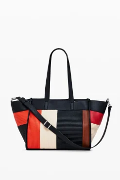 Malas|Malas Shopper<Desigual Bolsa texturas bolsos