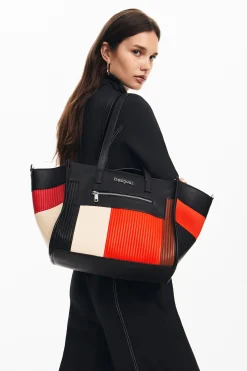 Malas|Malas Shopper<Desigual Bolsa texturas bolsos