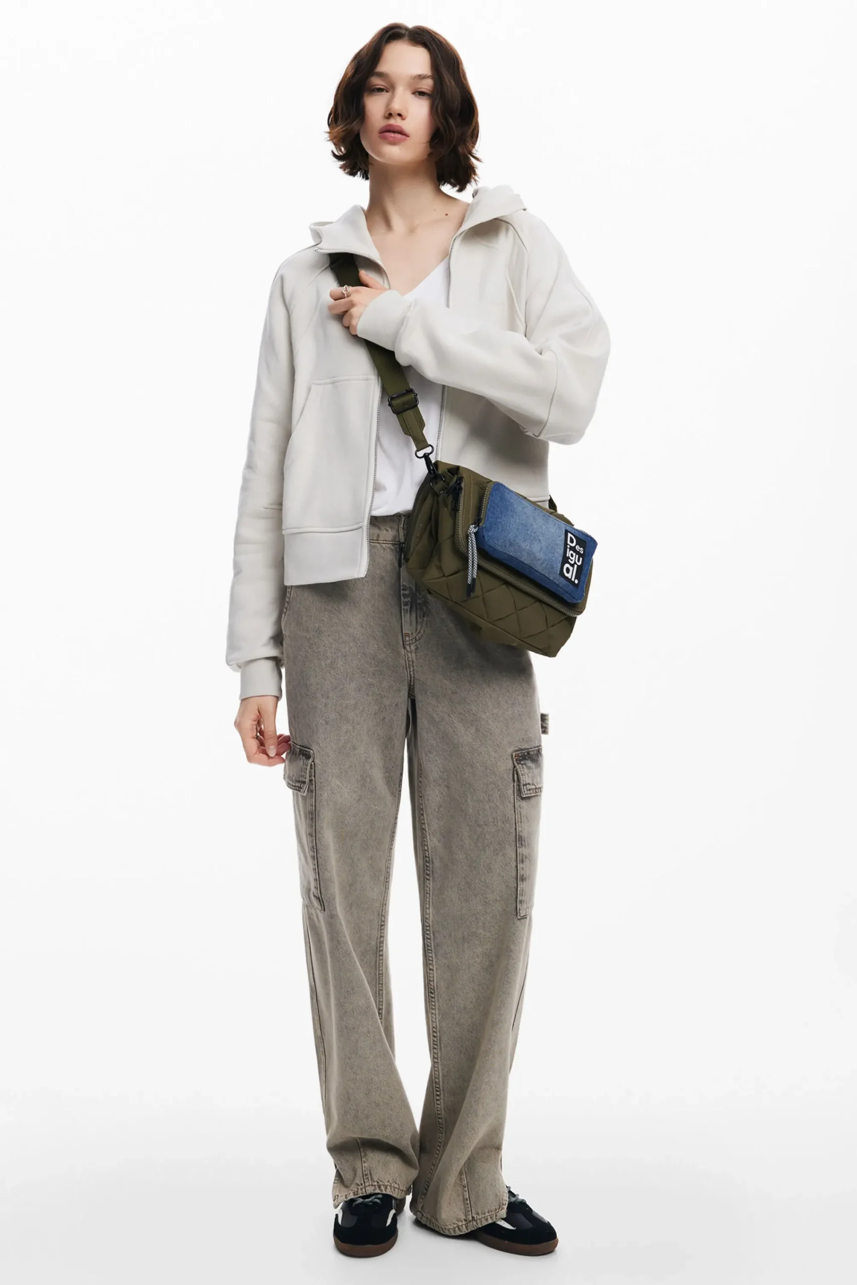 Malas|Malas A Tiracolo<Desigual Bolsa transversal bicolor