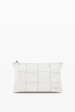 Malas|Malas A Tiracolo<Desigual Bolsa transversal M trançada com pespontos