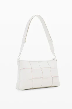 Malas|Malas A Tiracolo<Desigual Bolsa transversal M trançada com pespontos