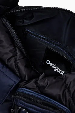 Malas|Malas A Tiracolo<Desigual Bolso abalonado modular