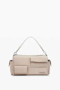 Malas<Desigual Bolso baguette multibolsos