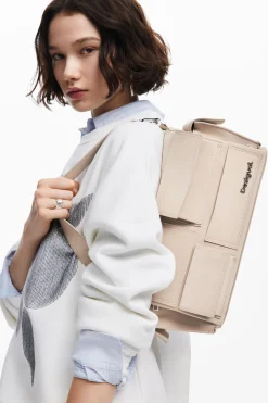 Malas<Desigual Bolso baguette multibolsos