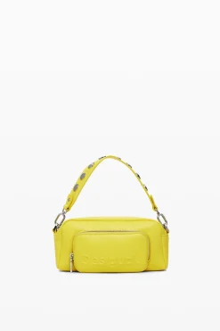 Malas|Malas A Tiracolo<Desigual Bolso bandoleiro multiasa imitação de pele