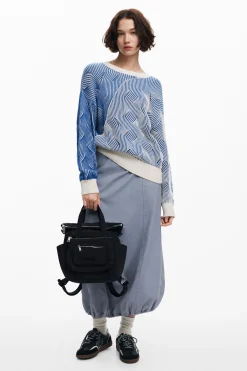 Malas<Desigual Bolso de mão multibolsos nylon