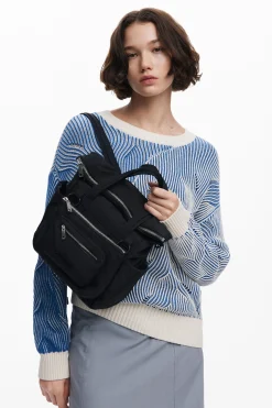 Malas<Desigual Bolso de mão multibolsos nylon