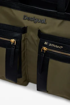Malas|Malas Shopper<Desigual Bolso de nylon multibolsos